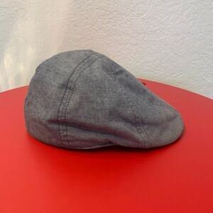 Goorin Bros Newsboy Hat Flat Cap Denim Blue Grey Size S